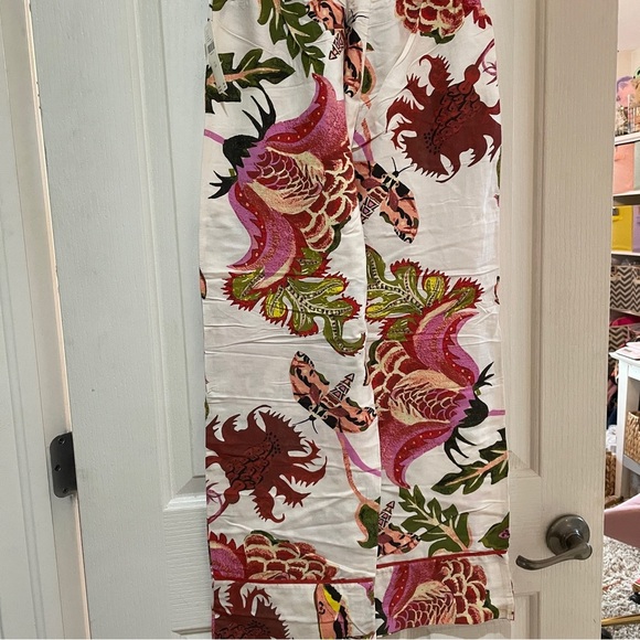 Raphael Balme for Anthropologie Flannel Sleep Pants New Pajama Pant XXS ANTHRO - Picture 9 of 12